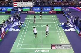 关于法国羽毛球队轻取泰国羽毛球队，陶菲克完成帽子戏法的信息