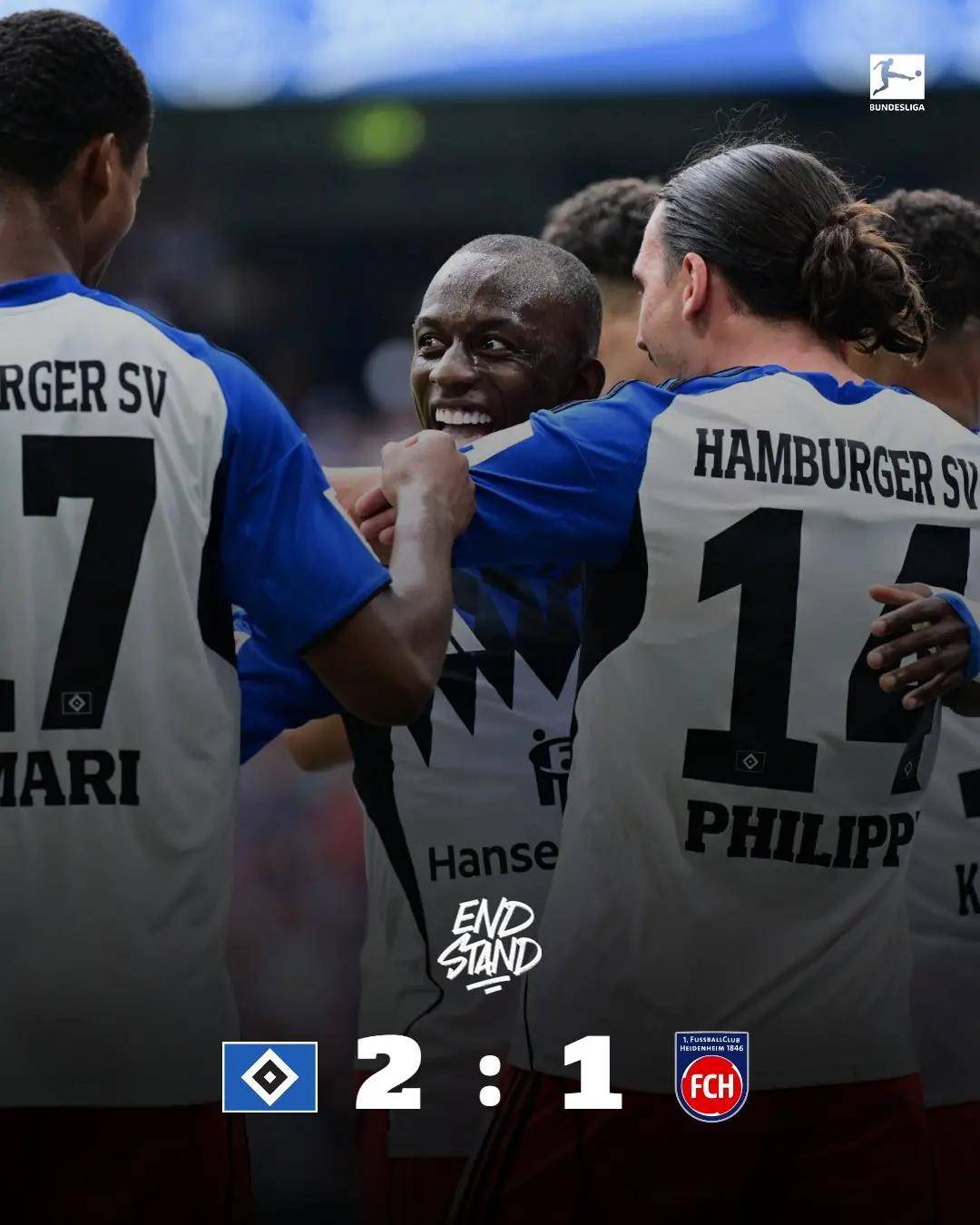 汉堡主场获胜柏林赫塔，惊险过关的简单介绍